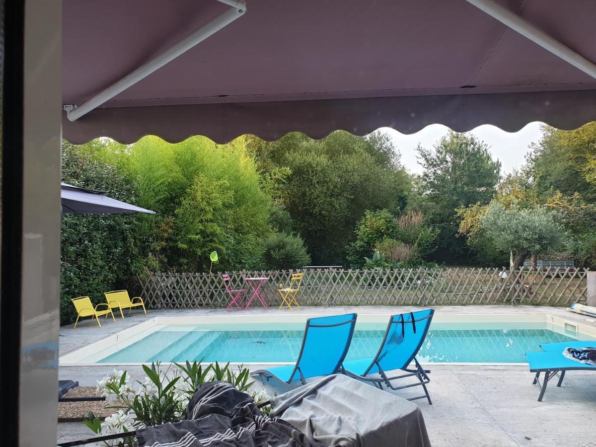 فيلا Rez-De-Jardin Piscine Chauffee Et Jardin Privatifs سانت جور دو ماريم المظهر الخارجي الصورة